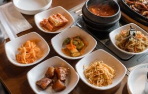 A photo of banchan- Korean side dishes