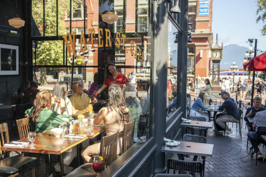 Gastown Vancouver. Water street cafe