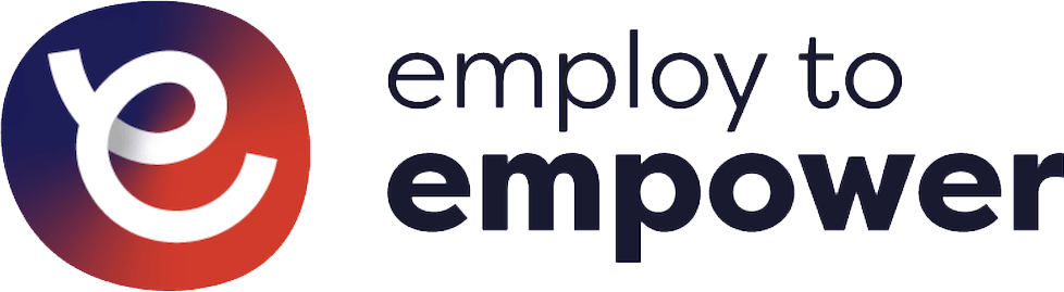 The logo of Employ to Empower, a Vancouver-based charity program.